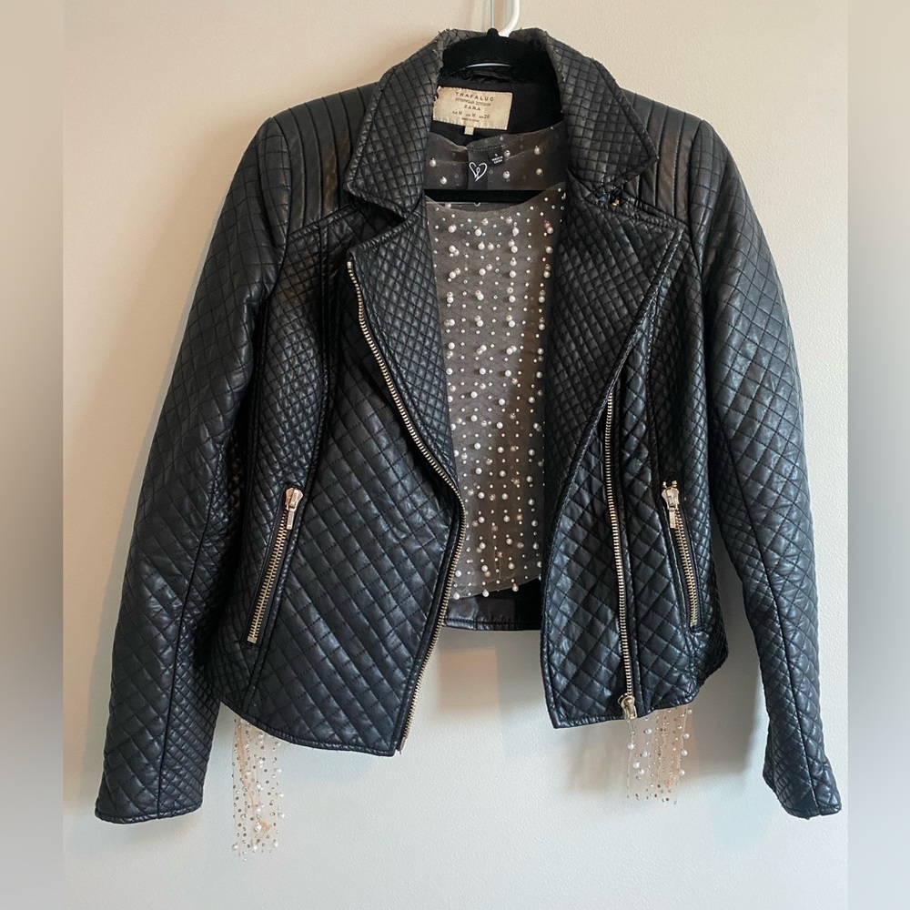 FREE w/ any purchase. ZARA: Faux Leather Jacket